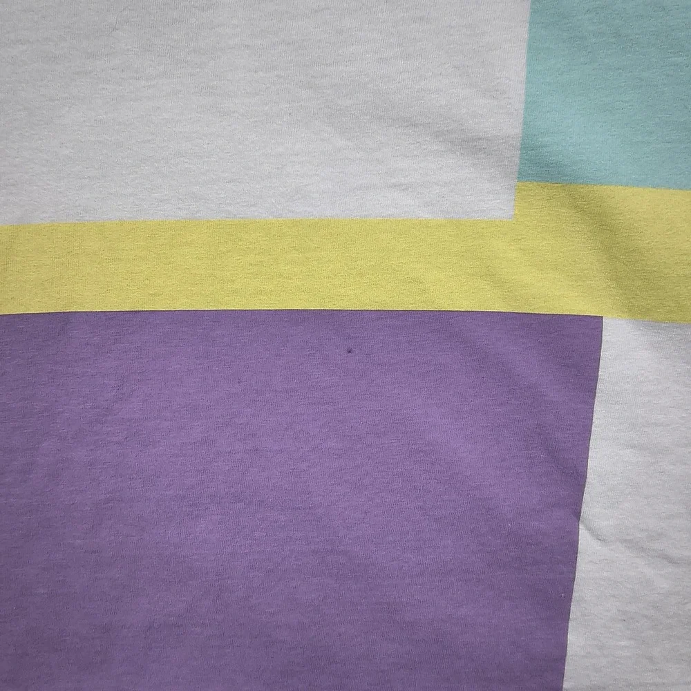 Nike Air Mens XXL Colorblock Graphic T-Shirt Retro 90s Style Multi-Color Tee